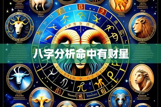 八字分析命中有财星