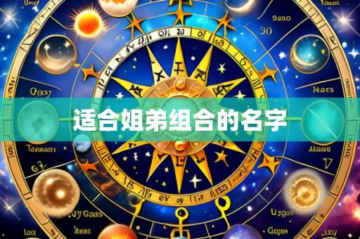适合姐弟组合的名字