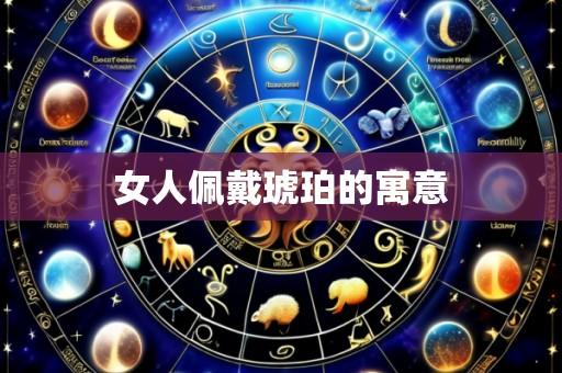 女人佩戴琥珀的寓意