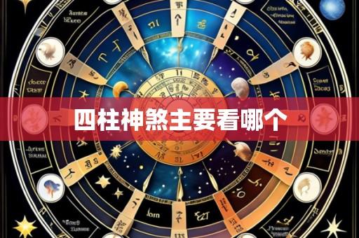 四柱神煞主要看哪个