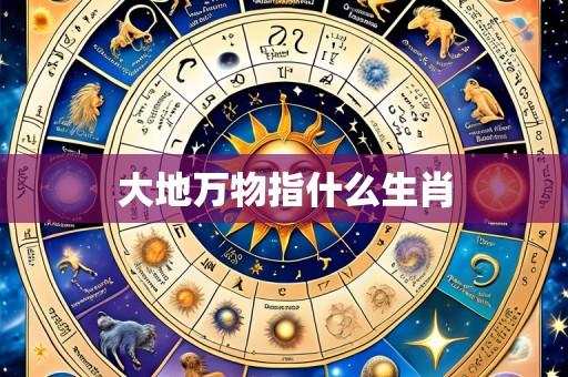 大地万物指什么生肖
