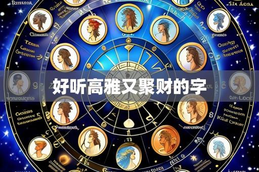 好听高雅又聚财的字