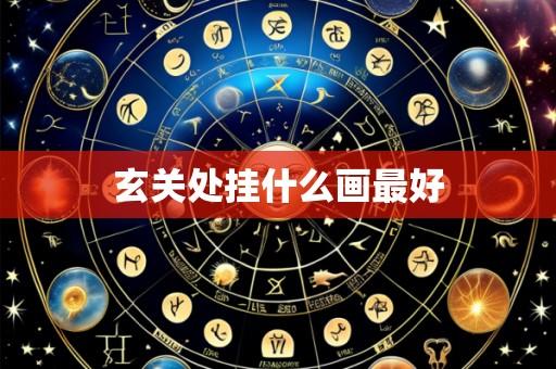 玄关处挂什么画最好
