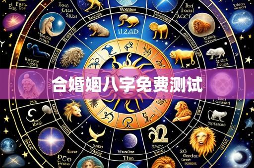 合婚姻八字免费测试