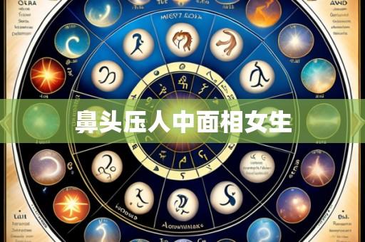 鼻头压人中面相女生