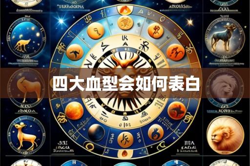 四大血型会如何表白