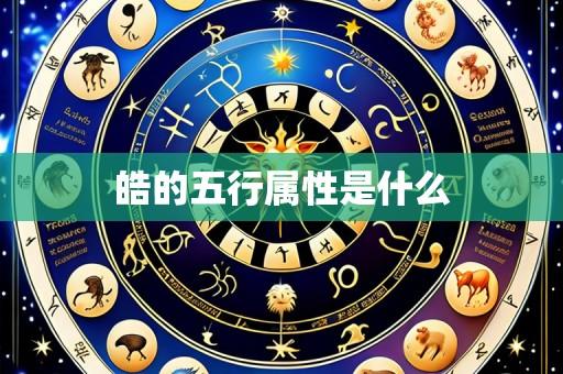皓的五行属性是什么