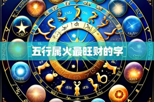 五行属火最旺财的字