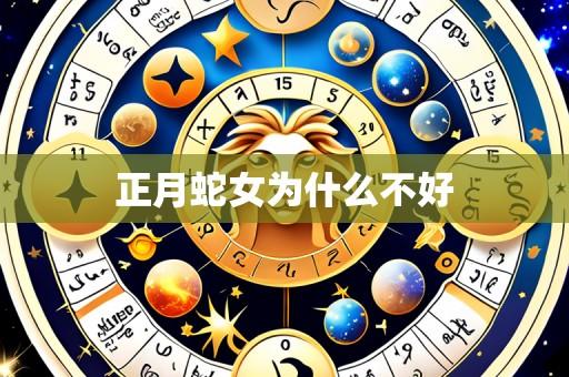 正月蛇女为什么不好
