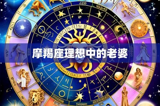 摩羯座理想中的老婆