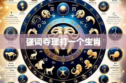 强词夺理打一个生肖