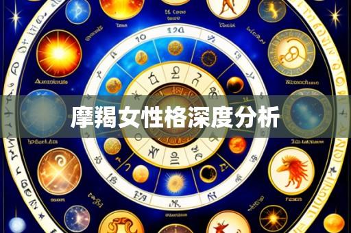摩羯女性格深度分析