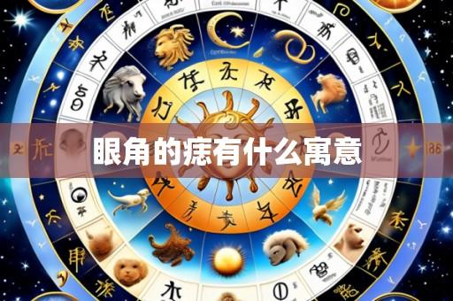 眼角的痣有什么寓意