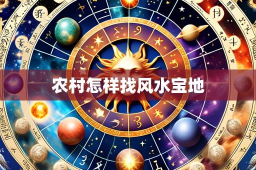农村怎样找风水宝地
