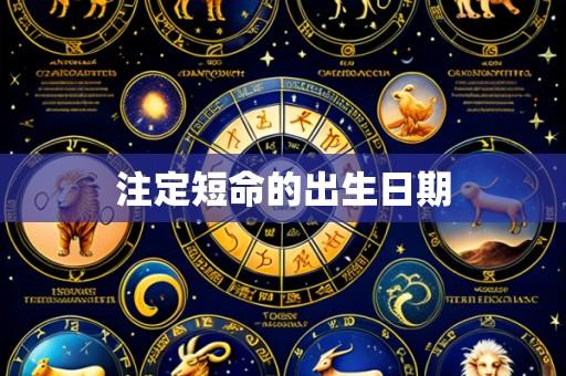 注定短命的出生日期