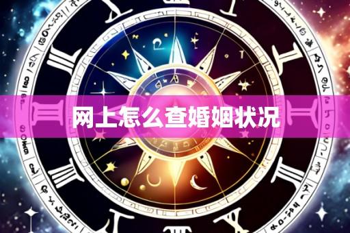 网上怎么查婚姻状况