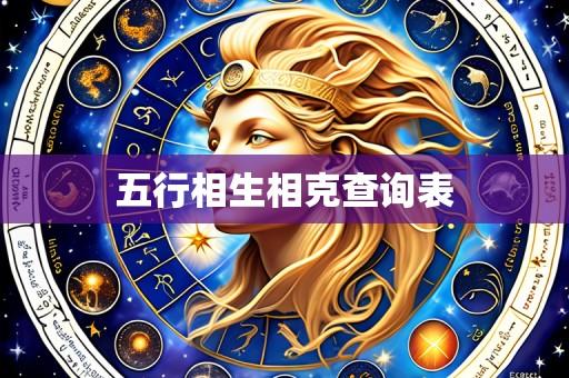五行相生相克查询表