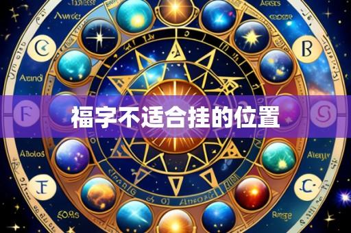 福字不适合挂的位置