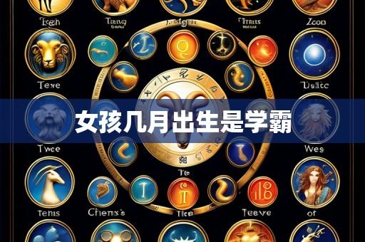 女孩几月出生是学霸