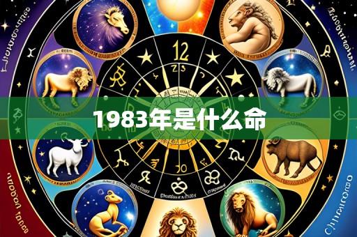 1983年是什么命