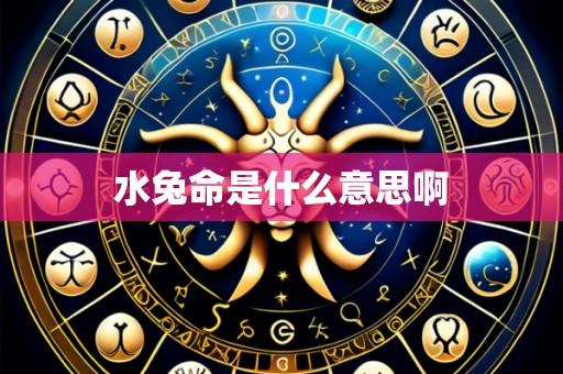 水兔命是什么意思啊