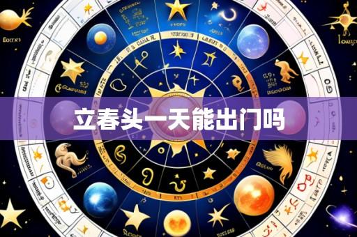 立春头一天能出门吗