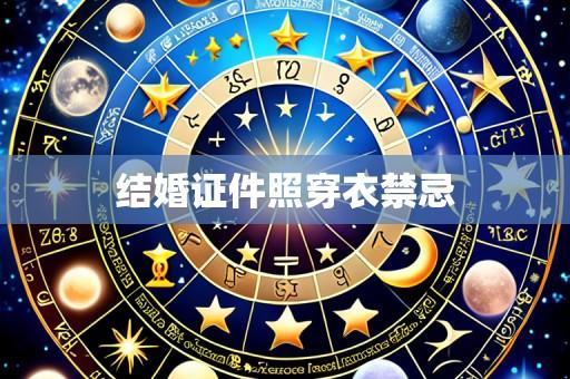 结婚证件照穿衣禁忌