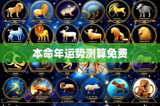 本命年运势测算免费