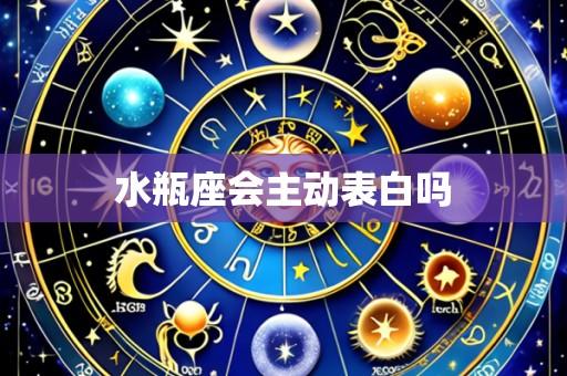 水瓶座会主动表白吗