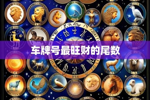 车牌号最旺财的尾数