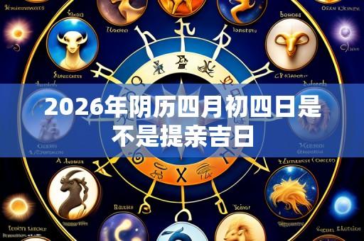 2026年阴历四月初四日是不是提亲吉日