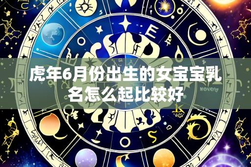 虎年6月份出生的女宝宝乳名怎么起比较好