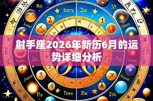 射手座2026年新历6月的运势详细分析