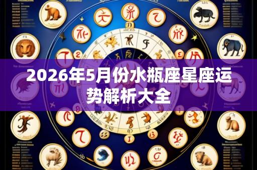 2026年5月份水瓶座星座运势解析大全