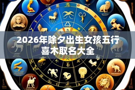 2026年除夕出生女孩五行喜木取名大全