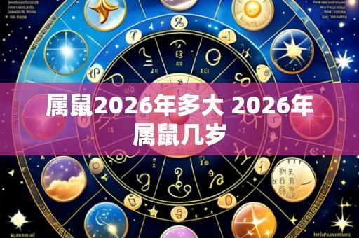 属鼠2026年多大 2026年属鼠几岁