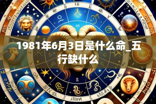 1981年6月3日是什么命_五行缺什么