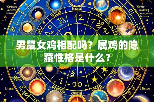 男鼠女鸡相配吗?属鸡的隐藏性格是什么?