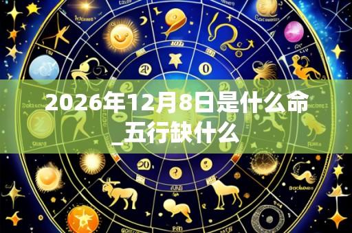 2026年12月8日是什么命_五行缺什么