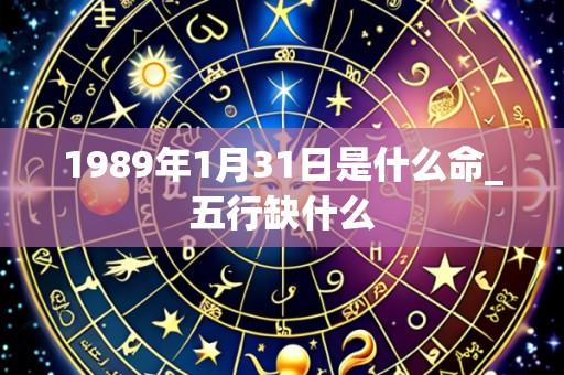 1989年1月31日是什么命_五行缺什么