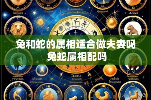 兔和蛇的属相适合做夫妻吗 兔蛇属相配吗
