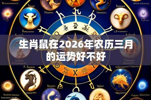 生肖鼠在2026年农历三月的运势好不好