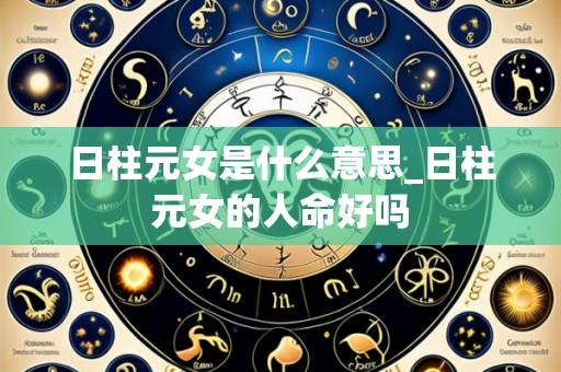 日柱元女是什么意思_日柱元女的人命好吗