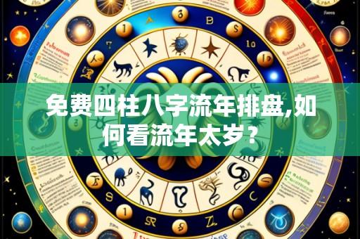 免费四柱八字流年排盘,如何看流年太岁?