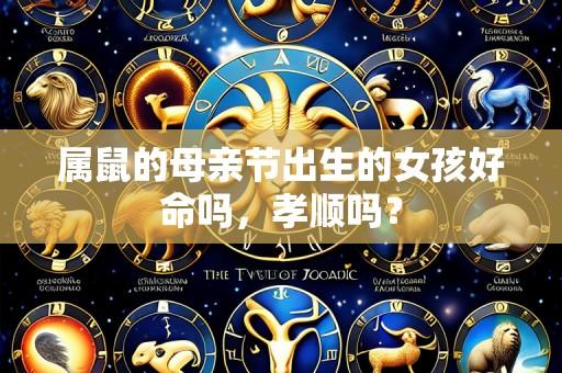 属鼠的母亲节出生的女孩好命吗，孝顺吗？