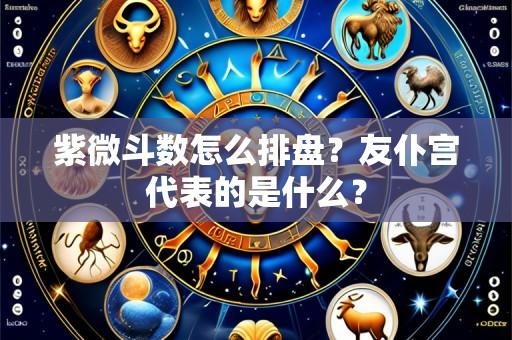 紫微斗数怎么排盘?友仆宫代表的是什么?