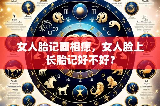 女人胎记面相痣,女人脸上长胎记好不好?