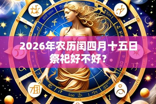 2026年农历闰四月十五日祭祀好不好?