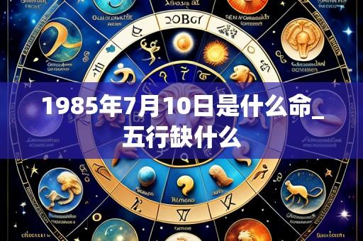 1985年7月10日是什么命_五行缺什么