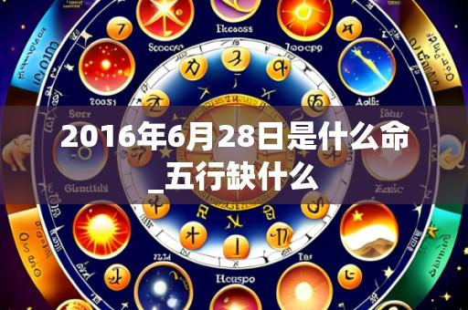 2016年6月28日是什么命_五行缺什么